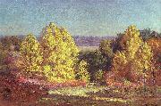 Theodore Clement Steele The Poplars oil painting artist